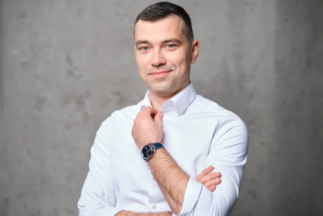 Portrait of Daniel Rath, head of corporate customers, RBI